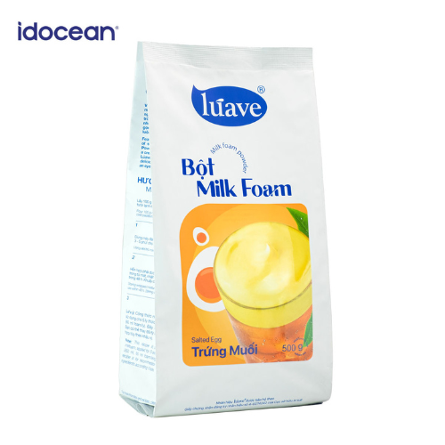 Fast Delivery Cream Cheese Powder for Cake FSSC 22000 Certified Vietnamese Factory's Salted Egg Milk Foam Powder Bag Packaging