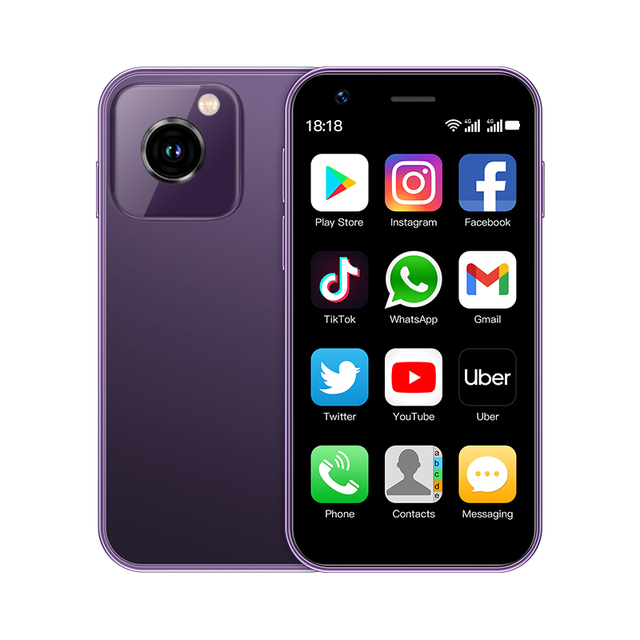 Soyes XS16 3.0inch Android 10 Smartphone 3GB RAM 64GB ROM Dual Sim Super Thin WIFI Student Mini 4G Smartphone