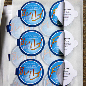 Tùy Chỉnh In Ấn PET PP Giấy Mỹ Phẩm Tư Nhân Không Thấm Nước Dính Nhiều Lớp Peel Và Reveal Stickers Nhãn CuộN - Product Image 2