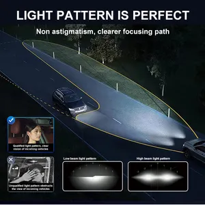 OEM Factory Lights Car Projector With Laser Light High Power Headlamp H1 H4 H7 Led Headlights