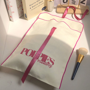 Eco-friendly Durable Custom Logo <b>Printing</b> Large Cotton Twill Envelope Bag Makeup Gift Clothes Packaging Cotton Dust Pouch - Product Image 6
