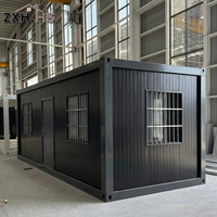 Maison conteneur isolée avec conception en kit pour hébergement temporaire en campement