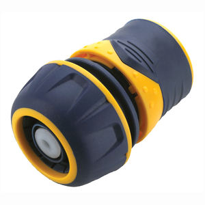 Premium <b>3</b>/<b>4</b>\" Garden Water Quick <b>Connector</b> Plastic PE <b>Hose</b> Pipe Quick <b>Connector</b> for Irrigation with Water Block - Product Image 1