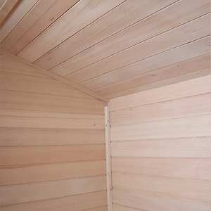 Alta calidad al por mayor 2-6 personas al aire libre nórdico <span class=keywords><strong>Hotel</strong></span> <span class=keywords><strong>Sauna</strong></span> Hemlock <span class=keywords><strong>Sauna</strong></span> de vapor seco <span class=keywords><strong>con</strong></span> estufa electrónica - Product Image 4