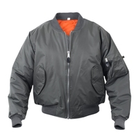Blouson aviateur décontracté MA-1 imperméable personnalisé pour homme – Coupe-vent d'hiver avec fermeture éclair