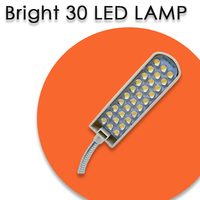 Machine à coudre magnétique 30 LED lumière 360 ° rotatif 110 V /220 V prise américaine universelle