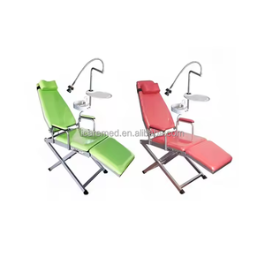 Fauteuil dentaire de haute qualité, équipement dentaire de luxe avec composants en plastique, certifié CE, unité dentaire en acier inoxydable - Product Image 4