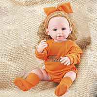 Poupées reborn en silicone souple de 20 pouces, jouets pour bébés, 55 cm, poupée bébé réaliste