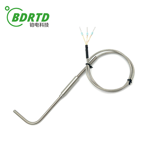 Sensor de Temperatura RTD PT100 PT1000 con Sonda Curva Personalizada y Envío Rápido - Product Image 5