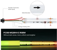 Dc12V DC24v RGBIC RGBWIC Cob Led Strip Light Digital Addressable Pixel RGB RGBW Cob Led Strips Ws2811 Ws2814 Ws2812B Cob Strips