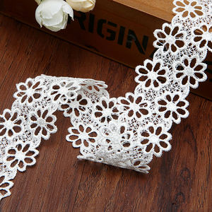 Emballage cadeau-ruban <span class=keywords><strong>de</strong></span> dentelle chimique Vintage en coton, bordure <span class=keywords><strong>de</strong></span> dentelle au crochet - Product Image 2