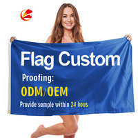Drapeau national 3x5 pieds 2025 en polyester – Canada, Cap-Vert, Chili, Gibraltar, Comores, Croatie