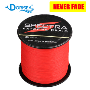 สายเอ็นตกปลา X4ยาว<span class=keywords><strong>100</strong></span>เมตรไม่ซีดจาง6-100LB Dorisea <span class=keywords><strong>100</strong></span>% สายเอ็นตกปลามัลติฟิลาเมนต์ PE แบบถัก - Product Image 3