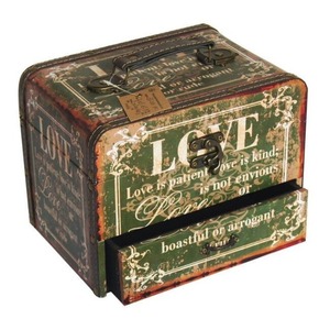 กล่องใส่เครื่องประดับวินเทจ กล่องเก็บเครื่องประดับไม้ สามารถปรับแต่งได้ตามความต้องการ - Product Image 3