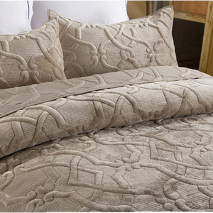 Tessili per la casa Set di biancheria da letto in velluto di bel Design Set di biancheria da letto trapuntata reversibile maniglia confortevole - Product Image 1