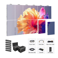 P3.9 P2.9 P2.6 Tam Renkli LED Ekran 500*500mm Kesintisiz Birleştirme Kiralık LED Ekran HD LED Video Duvar Sahne İçin