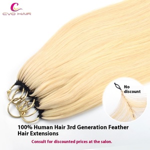 Máquina de extensión de <span class=keywords><strong>cabello</strong></span> de plumas europeas Remy no plegable de tres generaciones, doble trama blanqueada, oro blanco, <span class=keywords><strong>cabello</strong></span> <span class=keywords><strong>roto</strong></span> sin costuras - Product Image 1