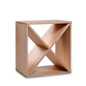 Estante de madera para decoración del hogar, 12 botellas, Bar, cocina, almacenamiento de licor - Product Image 1