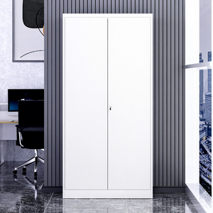 Armoire de classement à 2 portes en acier, design moderne, écologique, durable, pliable pour bureau, école, maison, chambre, hôtel, salon - Product Image 1