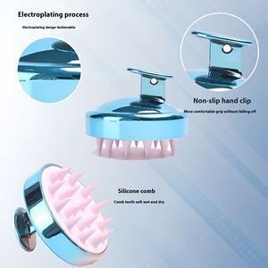 แปรงหวีผมไฟฟ้าทำความสะอาดหนังศีรษะแปรงหวีผมสำหรับนวดหนังศีรษะทำจาก ABS ออกแบบได้ตามต้องการ - Product Image 2