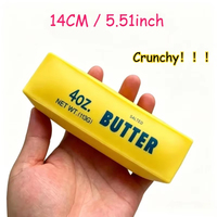 Balle anti-stress en forme d'arachide, souple et craquante, jouet à presser fait main, sensation douce comme du beurre, jouet sensoriel ASMR pour adultes