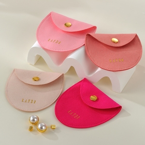 Jewelry Oval Pouch Magnet <b>Boxes</b> Pink Magnetic Closure Jewellery <b>Gift</b> Paper Box <b>Earrings</b> Folding Magnetic Jewelry Box Packaging - Product Image 5