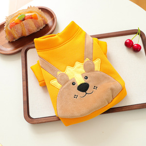 Pet <b>clothes</b> for autumn and winter, small dogs, puppies, happy dogs and <b>cats</b>, warm and comfortable clothing, cute cartoon - Product Image 5