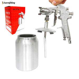 Pistolet à peinture automobile W-77, buse de 2,0 mm, alimentation par siphon, pistolet à peinture HVLP professionnel, pulvérisateur à air pour la peinture automobile, atelier - Product Image 3