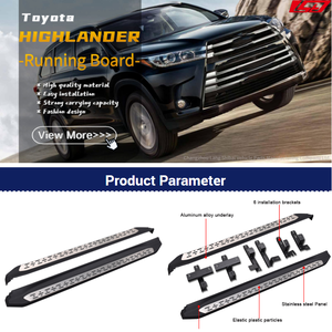 Nhôm SUV chạy bảng bên bước cho xe TOYOTA <span class=keywords><strong>HIGHLANDER</strong></span> 2015 2016 2017 2018 <span class=keywords><strong>2025</strong></span> - Product Image 3