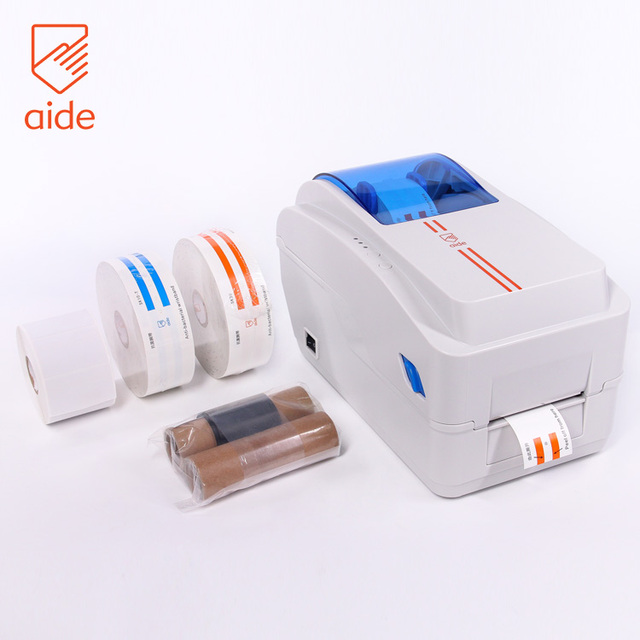 High Speed Portable Desktop Satin Paper Digital Care Barcode Thermal Roll to Roll Label Printer