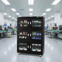 Armoire sèche ESD sécurisée pour la ligne d'assemblage SMT de circuits imprimés, technologie de montage en surface, stockage anti-humidité