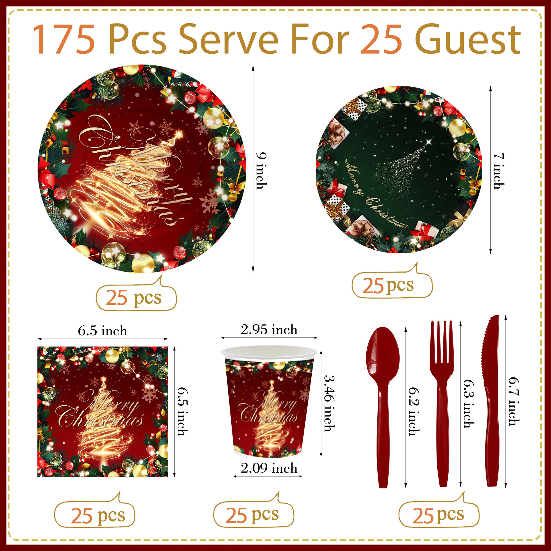 175pcs/set