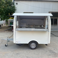 Camion mobile de nourriture de beignet de chariot de nourriture de remorque de chariot de hot-dog à vendre à Dubaï