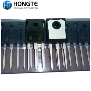 Transistor IGBT HT K75T60 de haute qualité 600V 75A 428W TO-247 75A/600V pour onduleur de soudeuse, transistors TO247-3 K75T60 IKW75N60T - Product Image 1