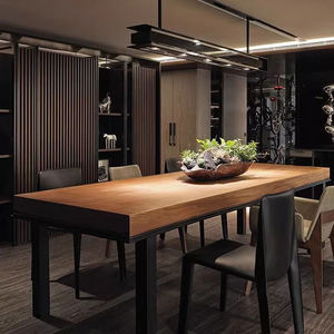 Mesa de Comedor Rectangular de Madera Maciza, Estilo Moderno Minimalista, 180 cm de Largo, para Hogar u Oficina - Product Image 2