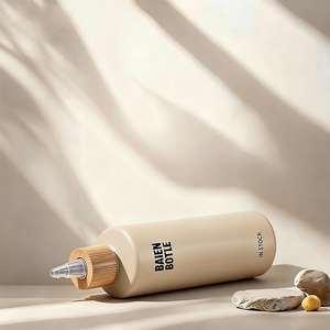 Free Samples 60ml 120ml 150ml 250ml Clear Amber <strong>Squeeze</strong> <strong>Plastic</strong> Paint Ink Hair Oil Applicator <strong>Bottle</strong> with Bamboo Twist Top Cap - Product Image 6