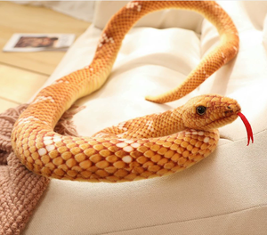 Hot Bán Tùy Chỉnh Biểu Tượng Rắn Đồ Chơi Siêu Mềm Sang Trọng Python Và Rắn Hổ Mang PP Bông Đầy Dễ Thương Thu Nhỏ Đồ Chơi - Product Image 6