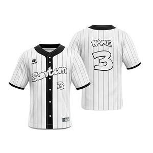 Chaqueta de Béisbol Profesional Personalizada, Marca de Ropa Urbana, Camiseta de Béisbol Unisex con Estampado Digital, Ropa Deportiva a la Moda - Product Image 4