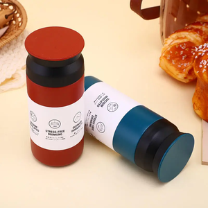 แก้วกาแฟสแตนเลส 304 สำหรับเดินทาง ฝาปิดแบบแบน เก็บความร้อน-เย็น ชุดพกพา เหมาะสำหรับสำนักงานและการเดินทาง - Product Image 6