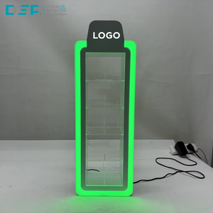 Exhibidor de Tabaco Acrílico de 5 Niveles con LED, Sin Humo, Fabricado en Vietnam, Exhibidor de Snus y Gabinete para Tabaco de Mascar - Product Image 3