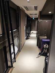Whole Wooden Capsule Hotel <b>Bed</b> With in Socket Stair <b>LED</b> Light Bunk Youth Hostel Bunk <b>Beds</b> for Hostel - Product Image 3