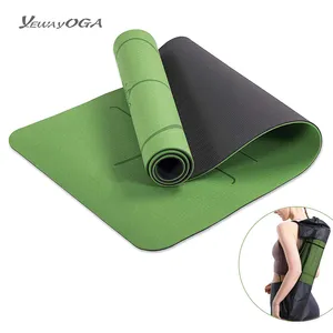 Yeway hot sale matted wholesale price china Fitness Gym 72 * 24in custom logo eco friendly tpe yoga mat tpe yoga mat