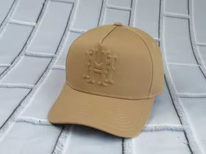 Cap Manufacturer Custom 5 Panel Curved Brim Structured Baseball Cap with Embossed Logo Unisex Adjustable Solid Color Casual <b>Hat</b> - Product Image 4