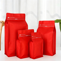Sac de conservation refermable en aluminium, qualité alimentaire, étanche à l'humidité, pochette d'emballage hermétique à fermeture éclair