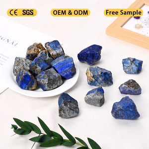 Pierre brute de Lapis Lazuli en cristal, spécimen minéral naturel de guérison, pierre brute pour la décoration, vente en gros - Product Image 5