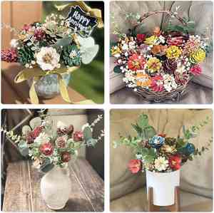 Hojas de Eucalipto Artificiales Realistas de Alta Calidad, Planta de 3 Ramas para Decoración del Hogar, Estilo Europeo Romántico, para el Día de la Madre y Navidad - Product Image 2