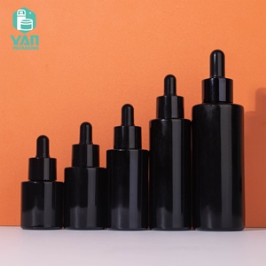 Yan Bao Bì Cổ Violet Chai Thủy Tinh Màu Đen Nhỏ Giọt Màu Đen Của Nam Giới Mỹ Phẩm <span class=keywords><strong>20Ml</strong></span> 30Ml 40Ml 60Ml 100Ml Made Trung Quốc Huyết Thanh Cách Sử Dụng - Product Image 4