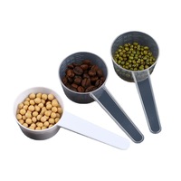 Cuillère doseuse transparente de qualité alimentaire 20g-40ml, cuillère en plastique de laboratoire avec échelle graduée 10ml-40ml pour café, lait en poudre, liquides