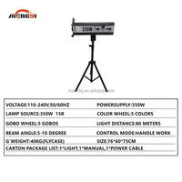 Projecteur LED professionnel 350W 15R à suivi automatique, lumière d'appoint et d'imagerie