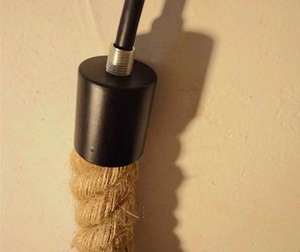 Lámpara Colgante de Cuerda de Cáñamo Industrial para Isla de Cocina, Barra, Lámpara Colgante Decorativa - Product Image 5